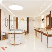 Không Gian Sang Trọng Và Đẳng Cấp Của Thiết Kế Cửa Hàng Đá Quý HAPPI GEMS  